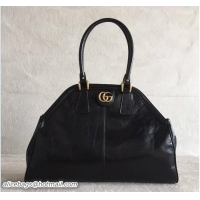 Grade Quality Gucci GG Tote Bag 501015 Leather Black Spring 2018