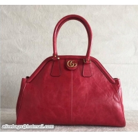 Purchase Gucci GG Tote Bag 501015 Leather Red Spring 2018