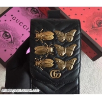 Hot Style Gucci GG Marmont Animal Studs Belt Accessory Phone Case Pouch Bag 488420