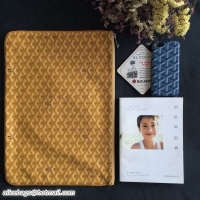 Good Quality Goyard New Design Ipad Bag Medium Size 020113 Yellow