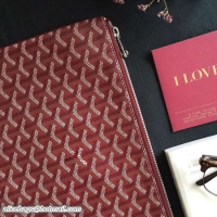 Shop Discount Goyard New Ipad Bag Small Size PM 020113 Bungundy