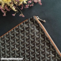 Low Price Goyard New Design Ipad Bag Small Size PM 020113 Black And Tan