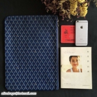 Good Taste Goyard New Design Ipad Bag Medium Size 020113 Dark Blue