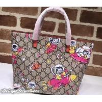 Cheap Price Gucci Children's GG Tote Bag 410812 Space Cats 2018