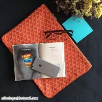 Hot Sale Goyard New Design Ipad Bag Large Size 020113 Orange