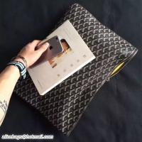 Discount Goyard New Design Ipad Bag Large Size 020113 Coffee