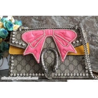 Luxury Gucci Dionysus Bow and Crystal Shoulder Small Bag 400249 2018