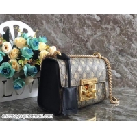 Sumptuous Gucci Padlock GG Supreme Bees Shoulder Small Bag 409487 2018