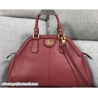 Grade Quality Gucci RE(BELLE) Medium Top Handle Bag 516459 Red 2018