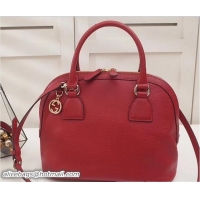 1:1 aaaaa Gucci Dome Interlocking G Charm Convertible Medium Cross Body Bag 449662 Red