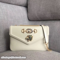 Top Grade Gucci Rajah medium shoulder bag 537241 White