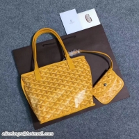 Inexpensive Goyard New Design Anjou Reversible Bag Mini 2398 Yellow