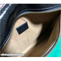 Good Quality Gucci Leather Shoulder Bag 523658 Black