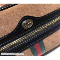 Good Product Gucci Ophidia Suede Small Belt Bag 517076 Brown