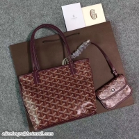 Hot Sell Goyard New Design Anjou Reversible Bag Mini 2398 Bungundy