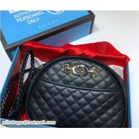 Hot Style Gucci Laminated Leather Mini Bag 534951 Black