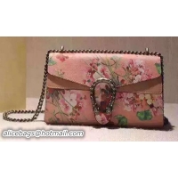 Big Enough Gucci Dionysus Blooms Leather Shoulder Bag 400249 Pink