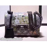 Popular Style Gucci Padlock Small GG Supreme Shoulder Bag 409487 Green