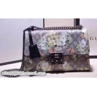 Top Design Gucci Padlock Medium GG Supreme Shoulder Bag 409487 Green