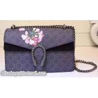 Noble Useful Gucci Dionysus GG Supreme Shoulder Bag 400249 Blue