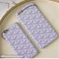 Free Shipping Goyard iPhone Case GD890 White