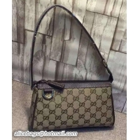 Best Grade Gucci Supreme GG Canvas Clutch 145750 Brown