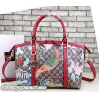 Low Price Gucci Blooms GG Canvas Medium Top Handle Bag 341503 Red