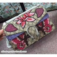 Good Looking Gucci 400235 Dionysus Blooms Print Shoulder Bag