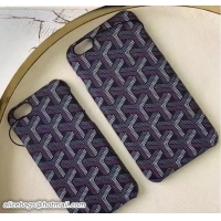 Low Price AAAAA Goyard iPhone Case GD890 Black/Purple