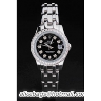 Rolex Datejust Diamond White 25 mm Women Watch-RD3855