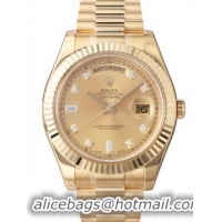 Rolex Day Date II Watch 218238F