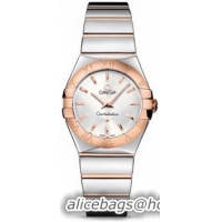 Omega Constellation Polished Quarz Small Watch 158638AB