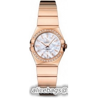 Omega Constellation Polished Quarz Mini Watch 158637E