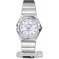 Omega Constellation Polished Quarz Small Watch 158638AG