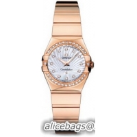 Omega Constellation Polished Quarz Mini Watch 158637F