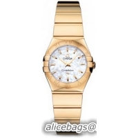 Omega Constellation Polished Quarz Mini Watch 158637J