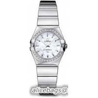 Omega Constellation Polished Quarz Mini Watch 158637AF