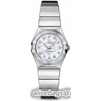 Omega Constellation Polished Quarz Mini Watch 158637AG