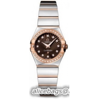 Omega Constellation Polished Quarz Mini Watch 158637N