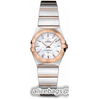 Omega Constellation Polished Quarz Mini Watch 158637Z