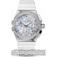 Omega Constellation Double Eagle Chronograph Watch 158632C