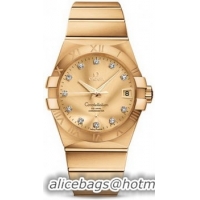 Omega Constellation Chronometer 38mm Watch 158630J