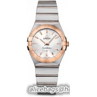 Omega Constellation Brushed Quarz Small Watch 158628AL