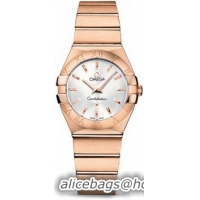 Omega Constellation Brushed Quarz Small Watch 158628R