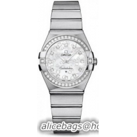 Omega Constellation Brushed Quarz Small Watch 158628AN