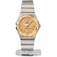 Omega Constellation Brushed Quarz Small Watch 158628AE