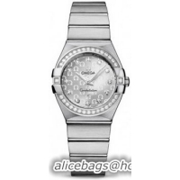 Omega Constellation Brushed Quarz Small Watch 158628AQ