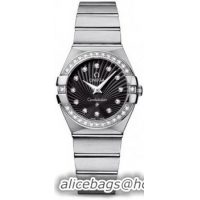 Omega Constellation Brushed Quarz Small Watch 158628AR