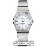 Omega Constellation Brushed Quarz Small Watch 158628AV