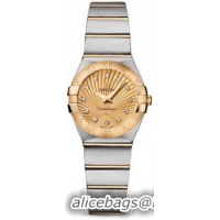 Omega Constellation Brushed Quarz Mini Watch 158627AI